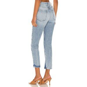 GRLFRND Karolina High Rise Straight Crop Jeans